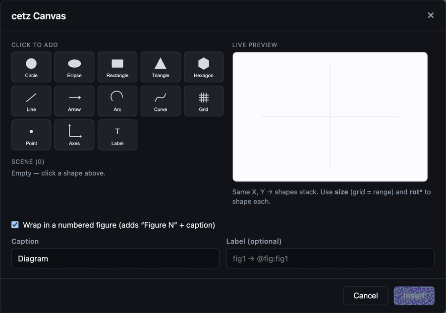 cetz Canvas drawing diagrams